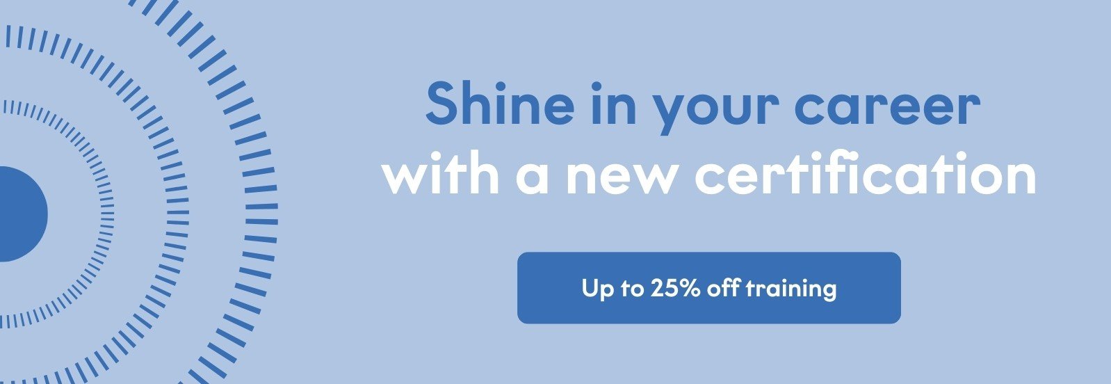 <p>Up to 25% off training courses</p>