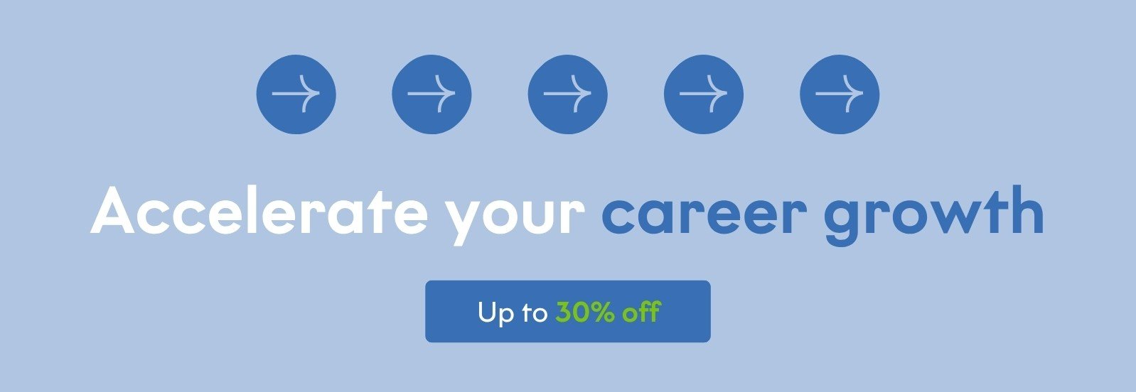 <p>Up to 30% off training courses</p>