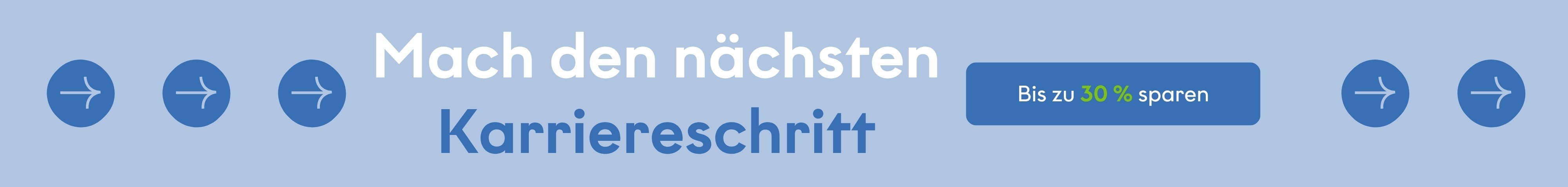 <p>Bis zu 30% Rabatt auf Schulungen</p>
