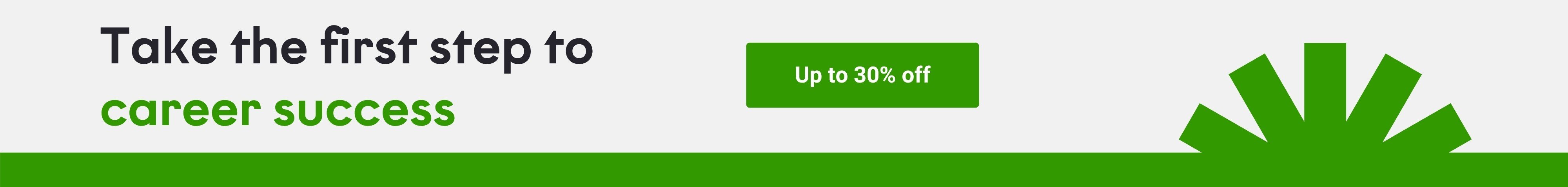 <p>Up to 30% off training courses</p>