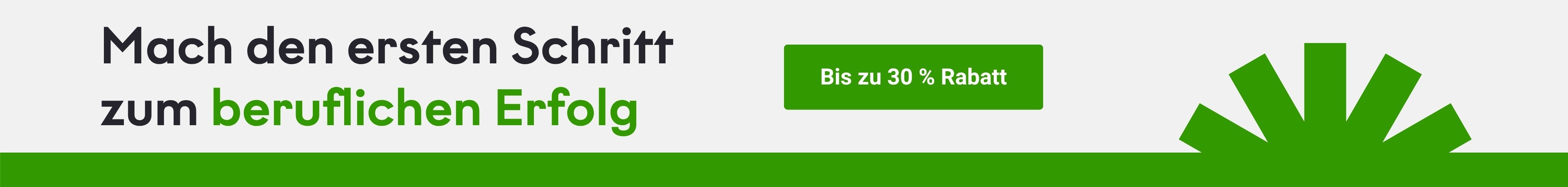 <p>Bis zu 30% Rabatt auf Schulungen</p>