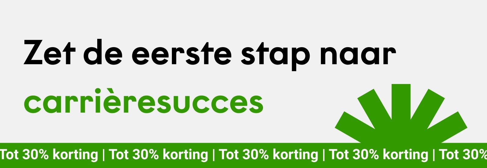 <p>Tot 30% korting op trainingscursussen</p>