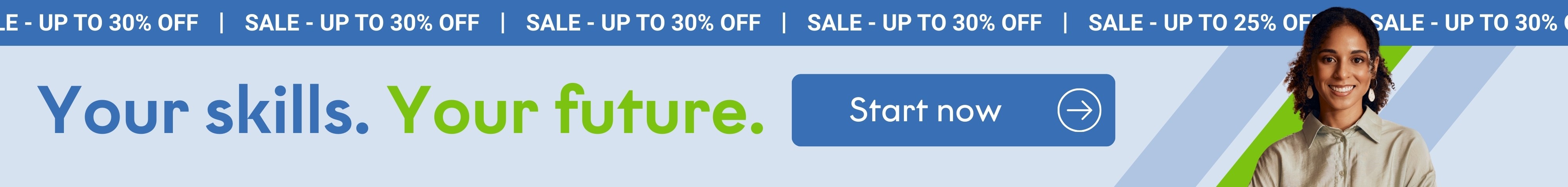 <p>Up to 30% off training courses</p>