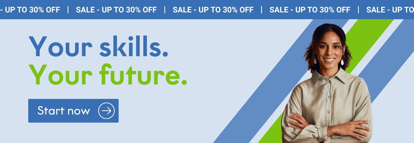 <p>Up to 30% off training courses</p>
